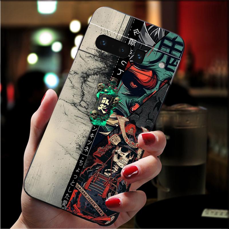 Phone Case For Google Pixel 10 Pro 9 Pro XL 9A 8 7 6 Pro Pixel 8A 7A 6A Pixel 8 7 6 5 Japan The Samurai Ninja