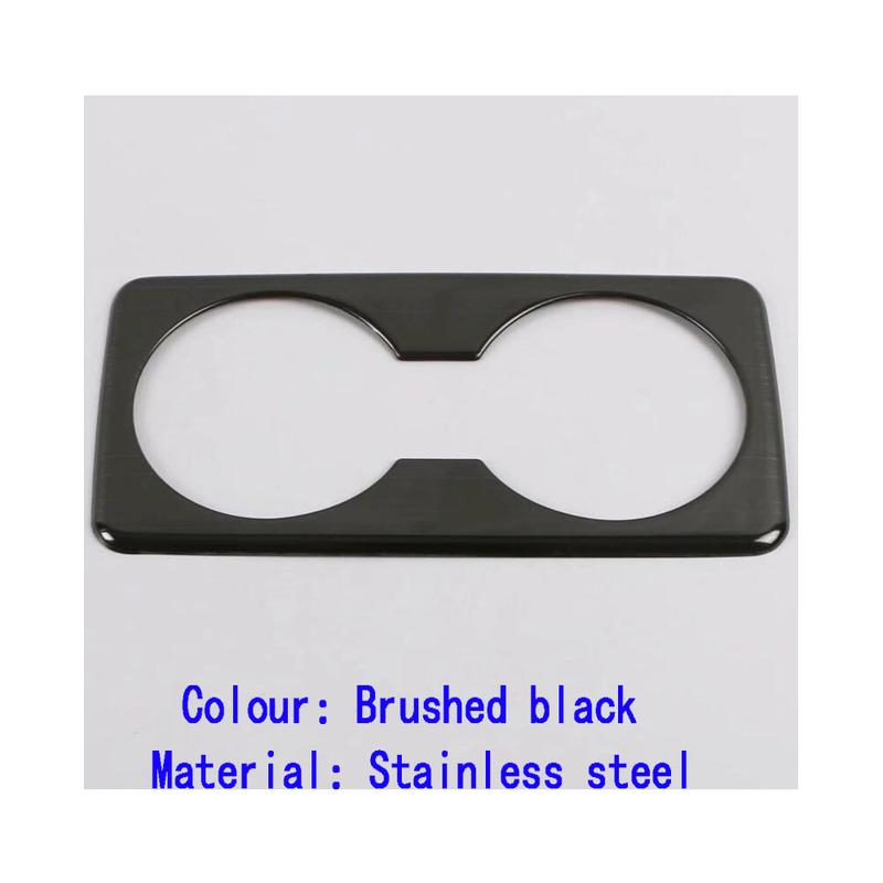 For Mazda 3 Mazda3 Axela M3     Car Cover Trim Stainless Steel Center Console Cup Holder Gear Box Armrest Frame