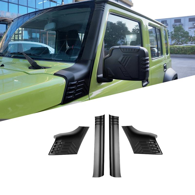 Matte Black LHD RHD for Suzuki Jimny JB64 JB74 2018      2024 2025 Car A-pillar Trim Protective Sticker ABS