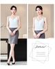 Women's Professional Short Sleeve Summer Suit – Elegant Formal Wear for Manager, Secretary, Hotel Front Desk, and Reception Work.