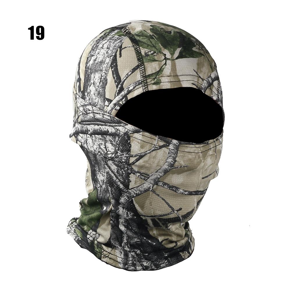 Camouflage Balaclava Full Face Scarf Ski Cycling Full Face Mask Cover Neck Head Warmer Sports Cap Helmet Liner