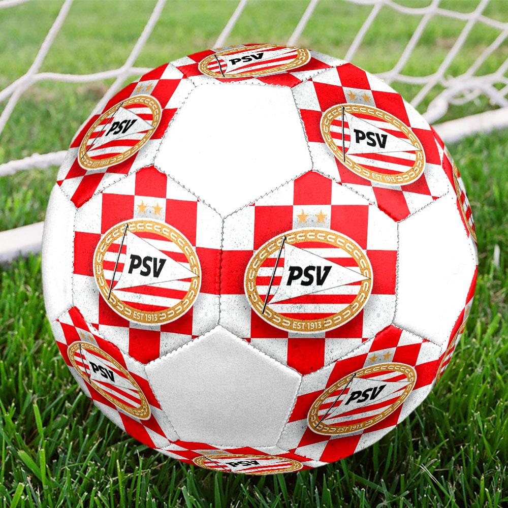 PSV Eindhoven Größe 5 Fußball, Maschinengenähtes PVC, Langlebig & Hoher Rückprall, Für Alle Altersgruppen, Fanartikel, Spiele & Außenbereich.