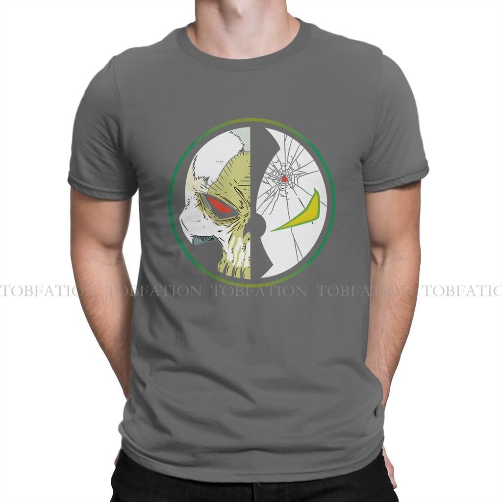 Spawn Comic Newest TShirt for Men Super Hero Round Neck Pure Cotton T Shirt Hip Hop Birthday Gifts OutdoorWear