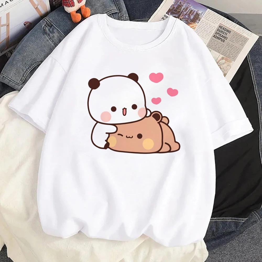 Bubu Dudu T Shirt Women Kawaii Cartoon Cotton Punk Funny T-shirt Hip Hop Unisex Streetwear Harajuku Anime Tshirt Female Clothing