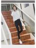 High-Waist Black Summer Leggings for Women, 2024 Slim Fit, Thin Elastic Style