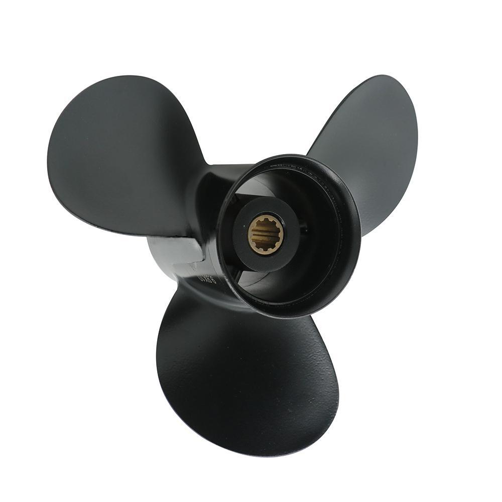 9.9x10 Propeller For Tohatsu Outboard Engine 25HP 30HP MFS25 MFS30 NSF25 NSF30 10 Tooth Spline 3R0B64521-0