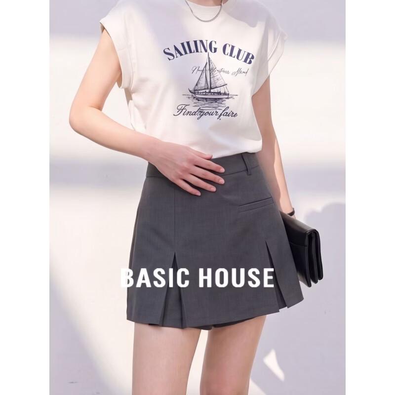 Базовый женский костюмный шорты Basic House с высокой талией для офиса XL