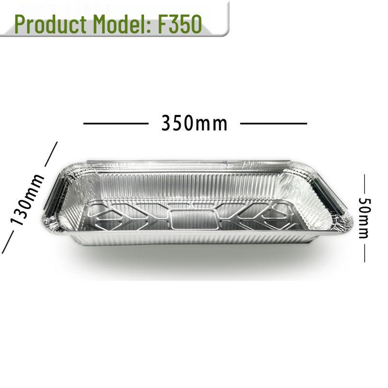 Yinmei Disposable Food-Grade Aluminum Foil Containers 1300ml