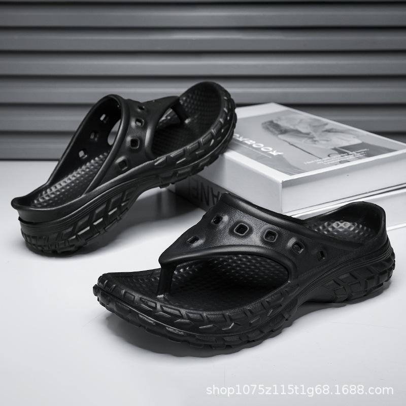 Fashion Couple Flip-flops EVA Casual Trend Outdoor Beach Non-slip Wear-resistant Personalized Fashion Flip-flops