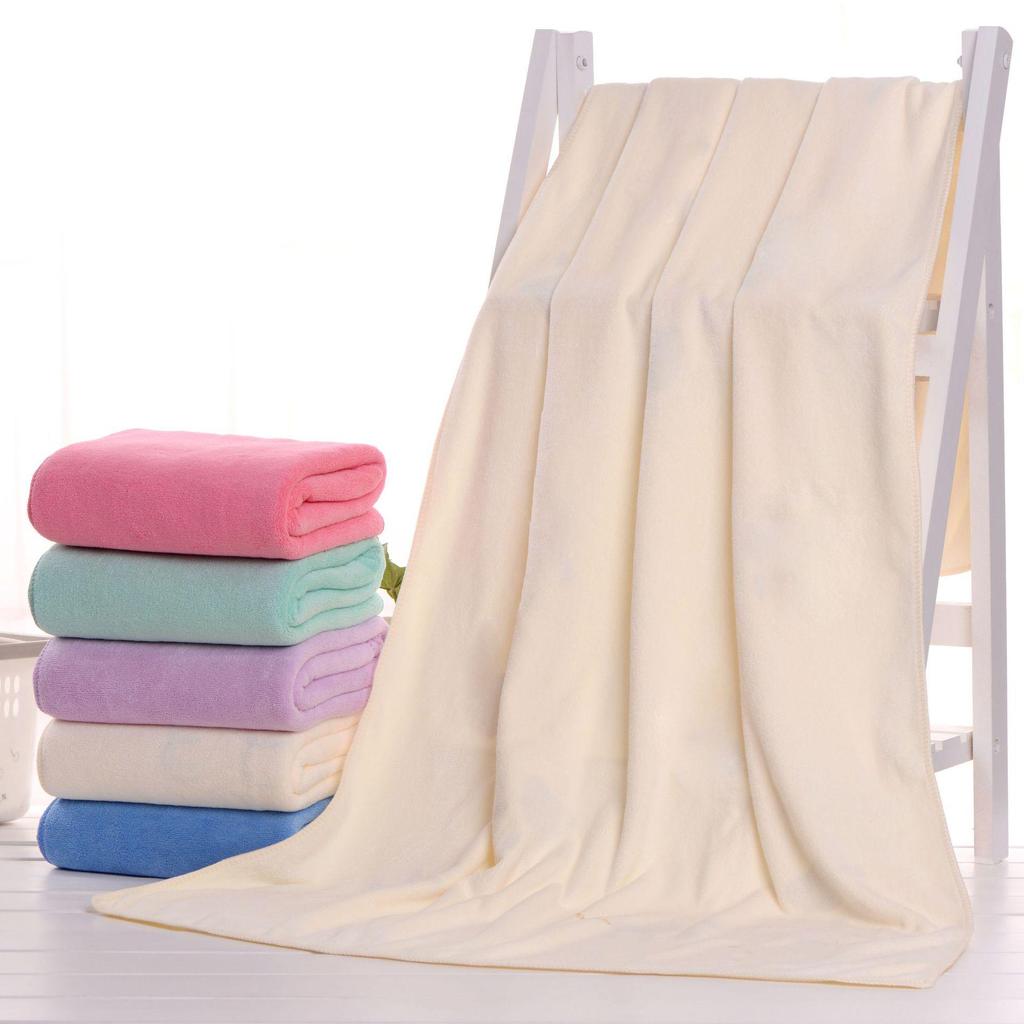 Ultra-Fine Fiber Quick-Dry Bath Towel - Soft, Absorbent, Lint-Free for Adults & Kids, Beach & Bath Use