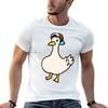 Oozora Dancing Duck Shuba Shuba Meme T-Shirt Work Casual Loose Fit T-Shirt