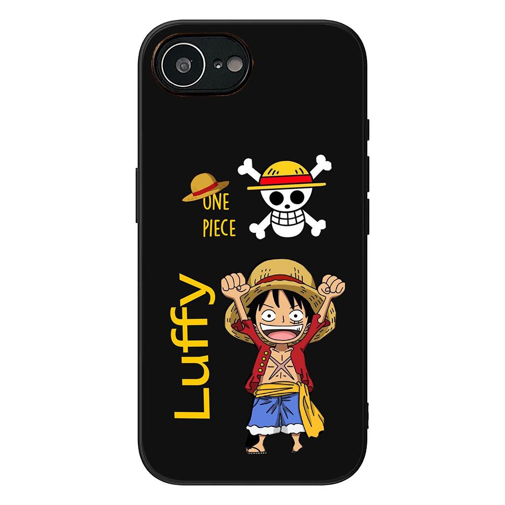 Cover for Apple iPhone 17 16 11 Pro XS Max XR 6 7 8 Plus + 16E SE 2020 2022 Air 5 Phone Case Red Hair Luffy One Piece Shanks