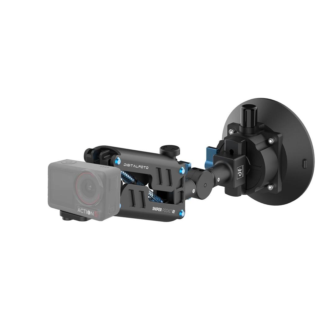 DJI Osmo Pocket Car Mount with Suction Pocket 3 Suction Cup Aluminum Alloy Camera Stand with Super Strong Suction and Compatible with DJI OSMO and