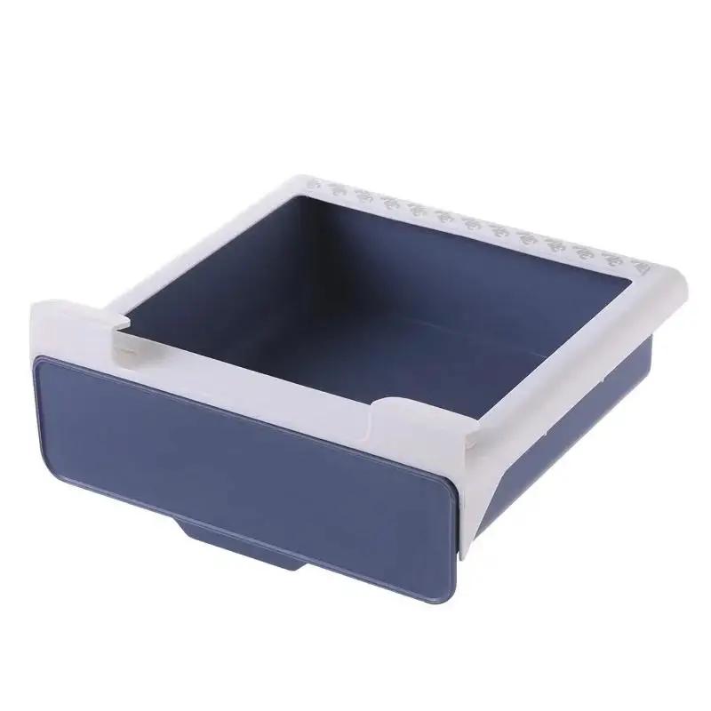 Storage Holder Baskets Under The Table Plastic Hanging Storage Box Tableware Desk Gadgets Organizer Tray Kitchen Organizer
