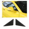 Exterior Triangle Cover Front Window Trim For Chevrolet Camaro 17+ Carbon Fiber