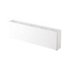 Jitsugyo 4924 Wide Rack with Divider Under Sink, White, Approx. 40X5.7X12.2cm, Tower, Movable Dividers, 4 Pieces Included