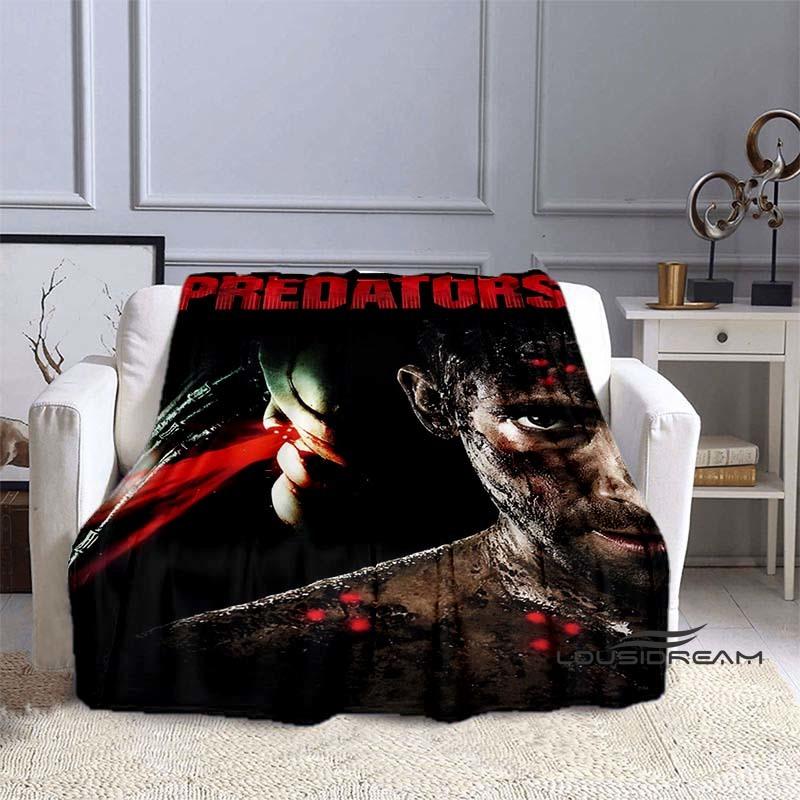 Alien Vs. Predator Printed Blanket Warm and Beautiful Flannel Soft and Comfortable Home Travel Bed Blanket Birthday Gift