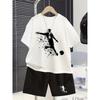 1pcs Mens Football Pattern T Shirt Men's and Women's Football Fans 2026 FIFA World Cup Shirt Streetwear Y2k Short Sleeves Classic
