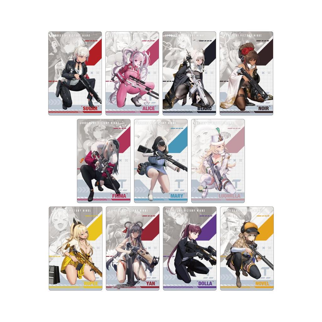 Algernon Products Goddess of NIKKE Gun Girl Metal Card Collection 3 1 Box 72 x 40 x 142mm Paper Victory Vol. Approx.