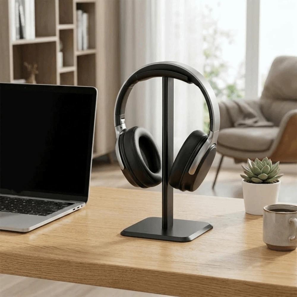 Minimalist Headset Holder Sturdy Earphones Hanger Organizer Headphone Stand Desktop
