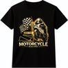Motorcycle T Shirt Sport Bike Racing Biker Graphic Rider Tee