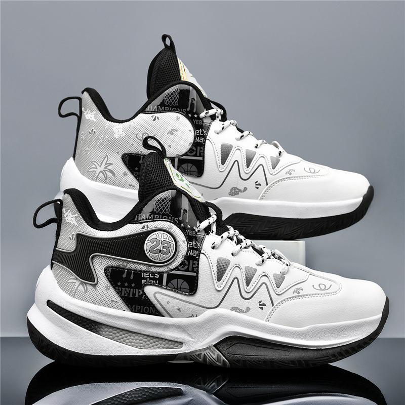 2026 New Women and Men Basketball Sneakers Shock-Absorbant Basketball Shoes Comfortable Outdoor Sneakers Mandarin Duck Shoes