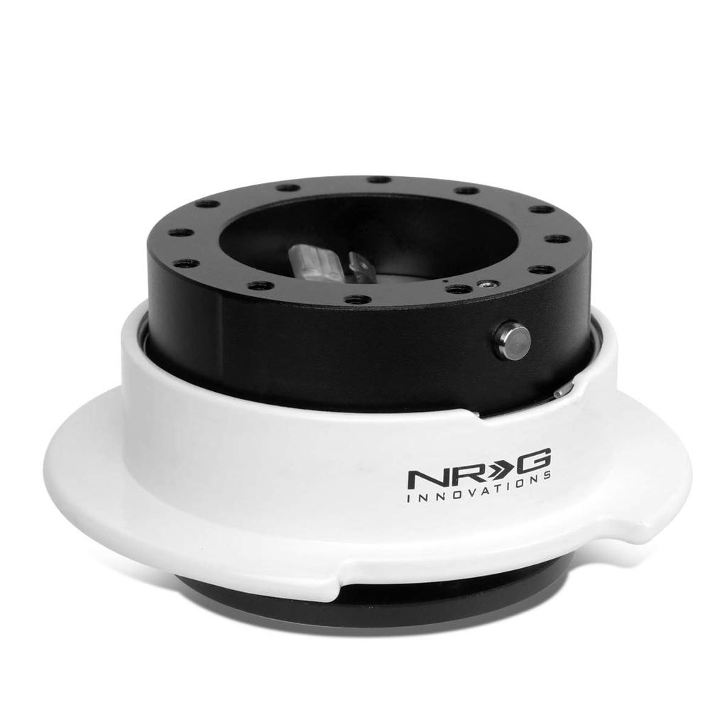 NRG Innovations Quick Release Kit your body White Ring with Finger Grooves SRK-250BK-WT (Choose color) /