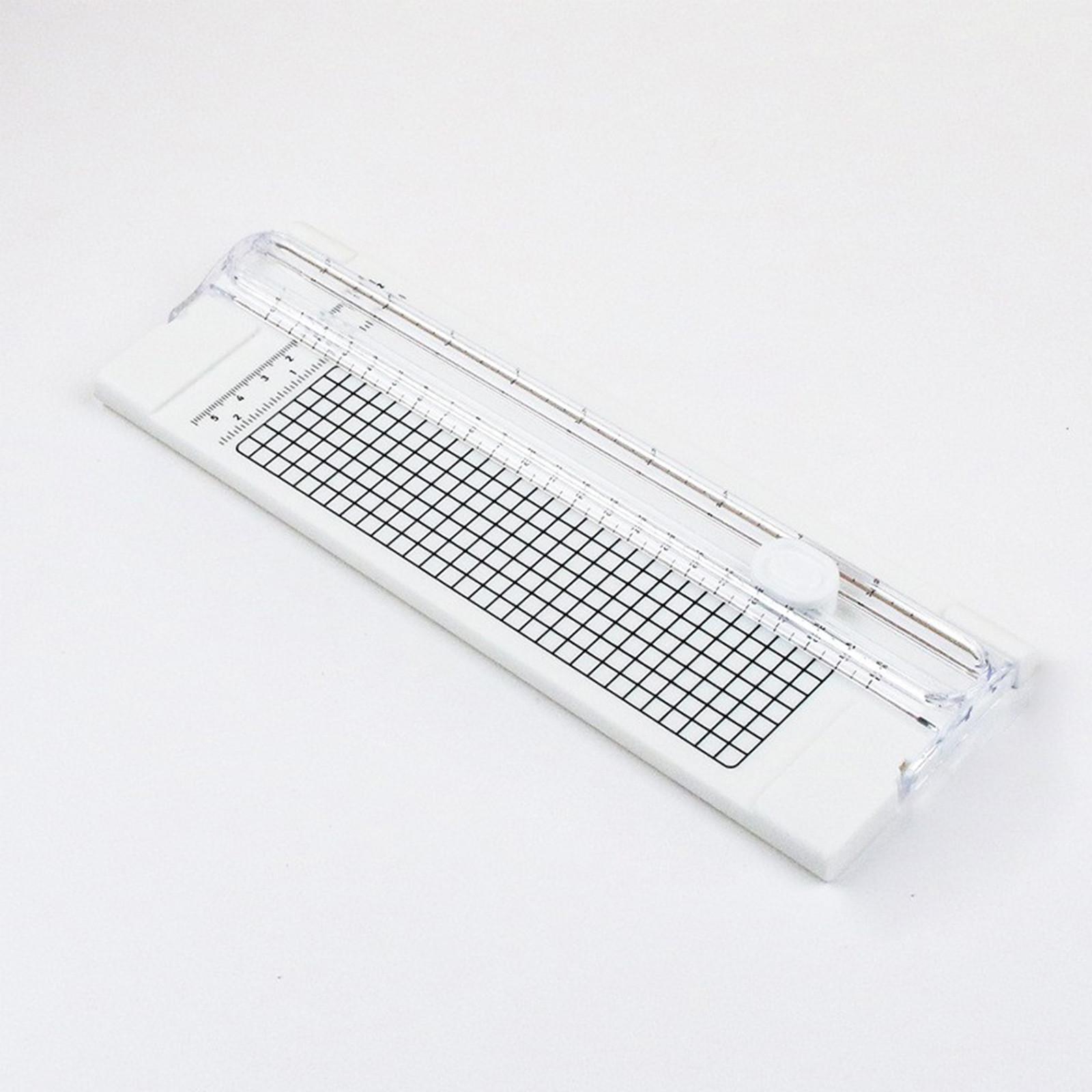 

A4Paper Cutter Портативный фоторезак для бумаги Маленький резак для бумаги Резак для бумаги с закругленными углами One Size белый