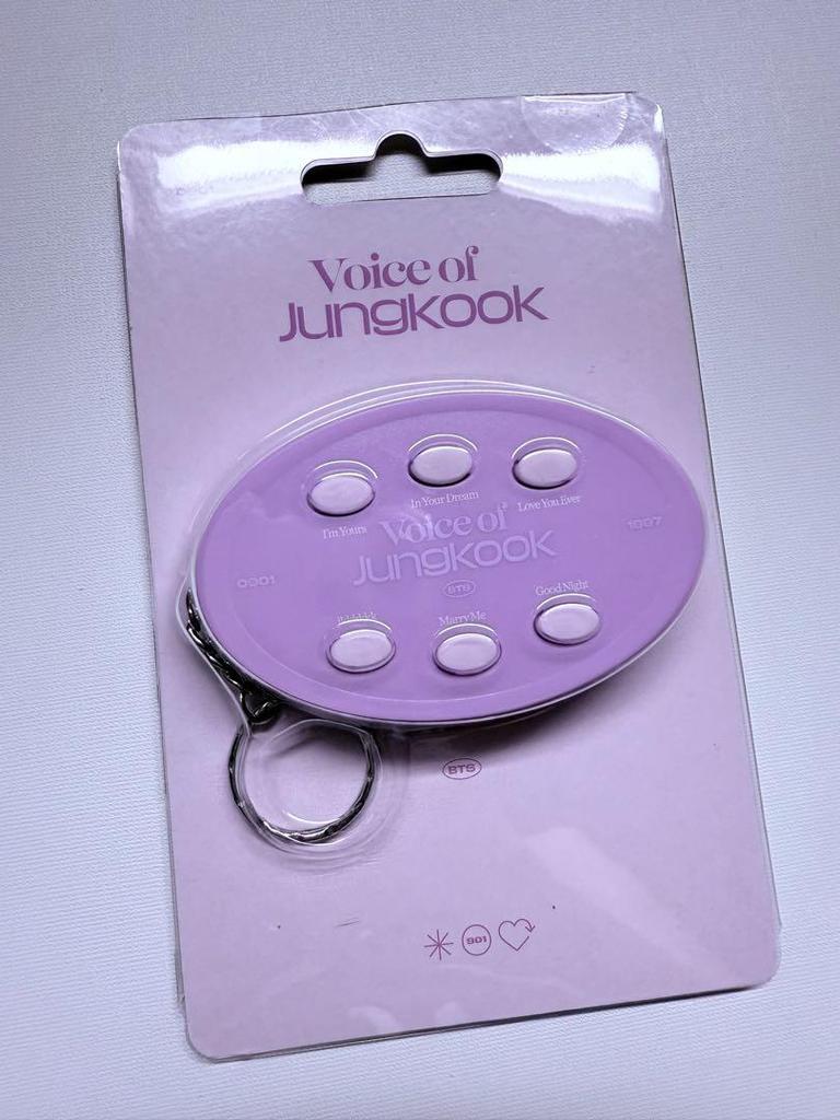 [USED] 2025 Jungkook Birthday Cafe Masternim Voice Key Ring