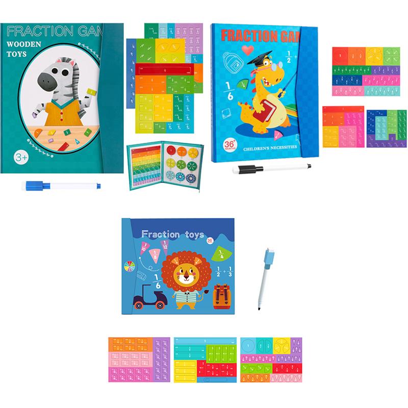 Magnetic Fraction Tiles Magnetic Fraction Demonstration Book Fractions Manipulatives, Score Disk Demonstrator