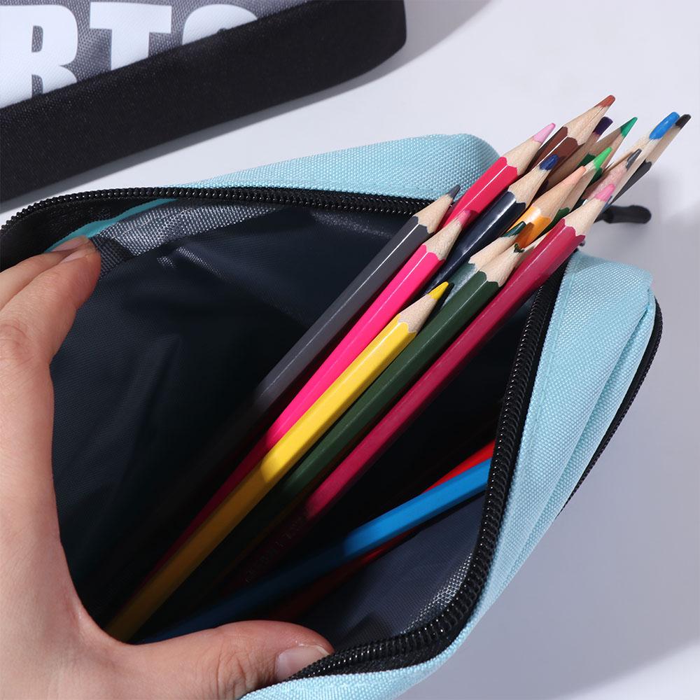 Large Capacity Stationery Bag Students Pencil Case Personality Pen Pouch Student Writing