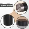 Creative Stainless Steel Tea Box with Double Airtight Lid for Candy, , And Coffee Beans.