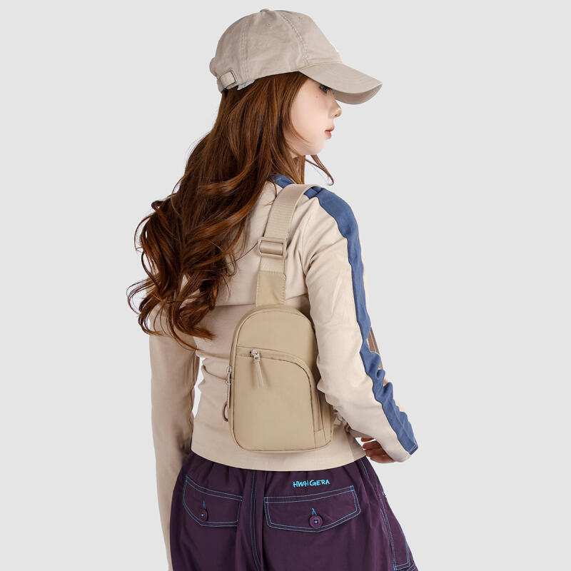 Large Capacity Chest Bag Men's And Women's Shoulder Bag Riding Sports Back Crossbody Bag