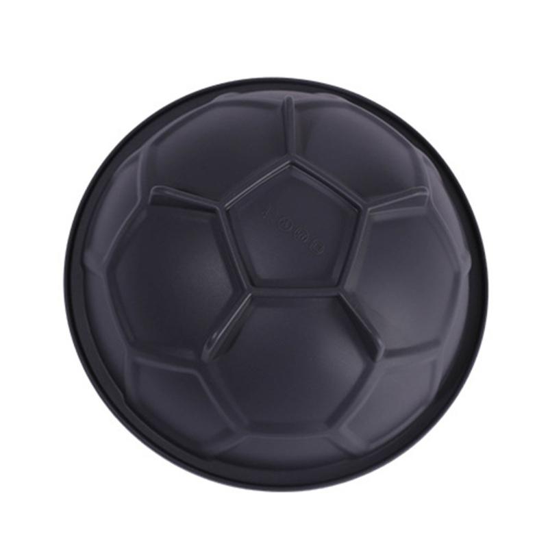 Football Soccer Shape Cake Molds Silicone Half Sphere Pan Nonstick Dome Baking Tool for Home, Party Cakes and Sports Theme Dessert