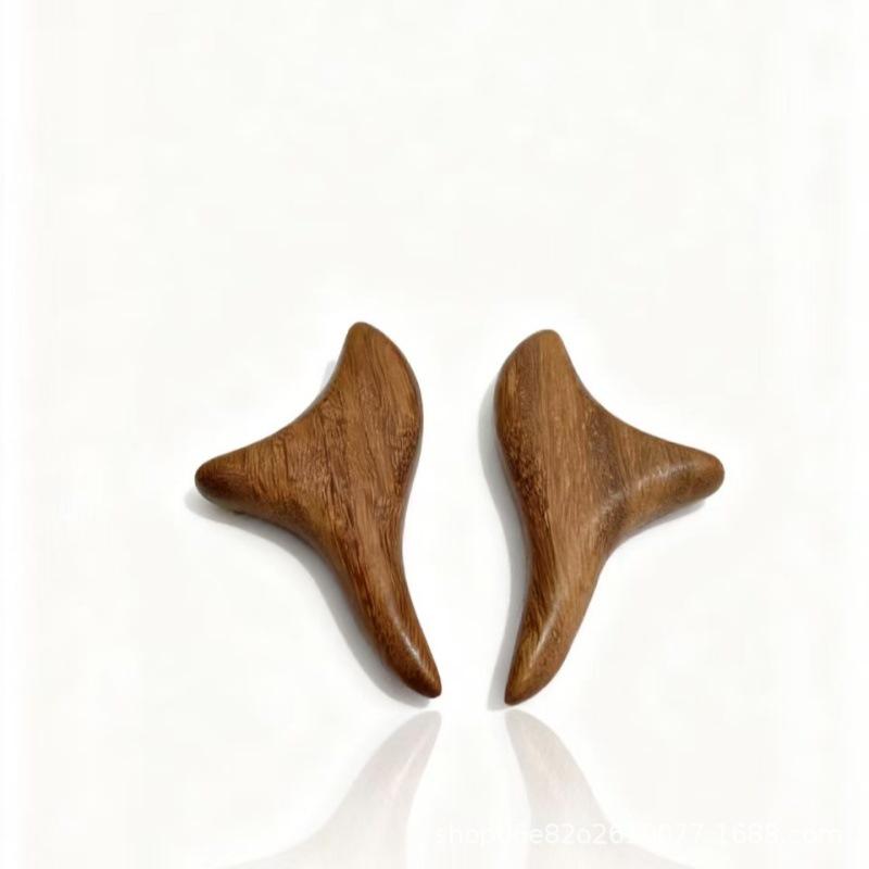 Sandalwood Triangle Sparrow Acupoint Gua Sha Foot Massager