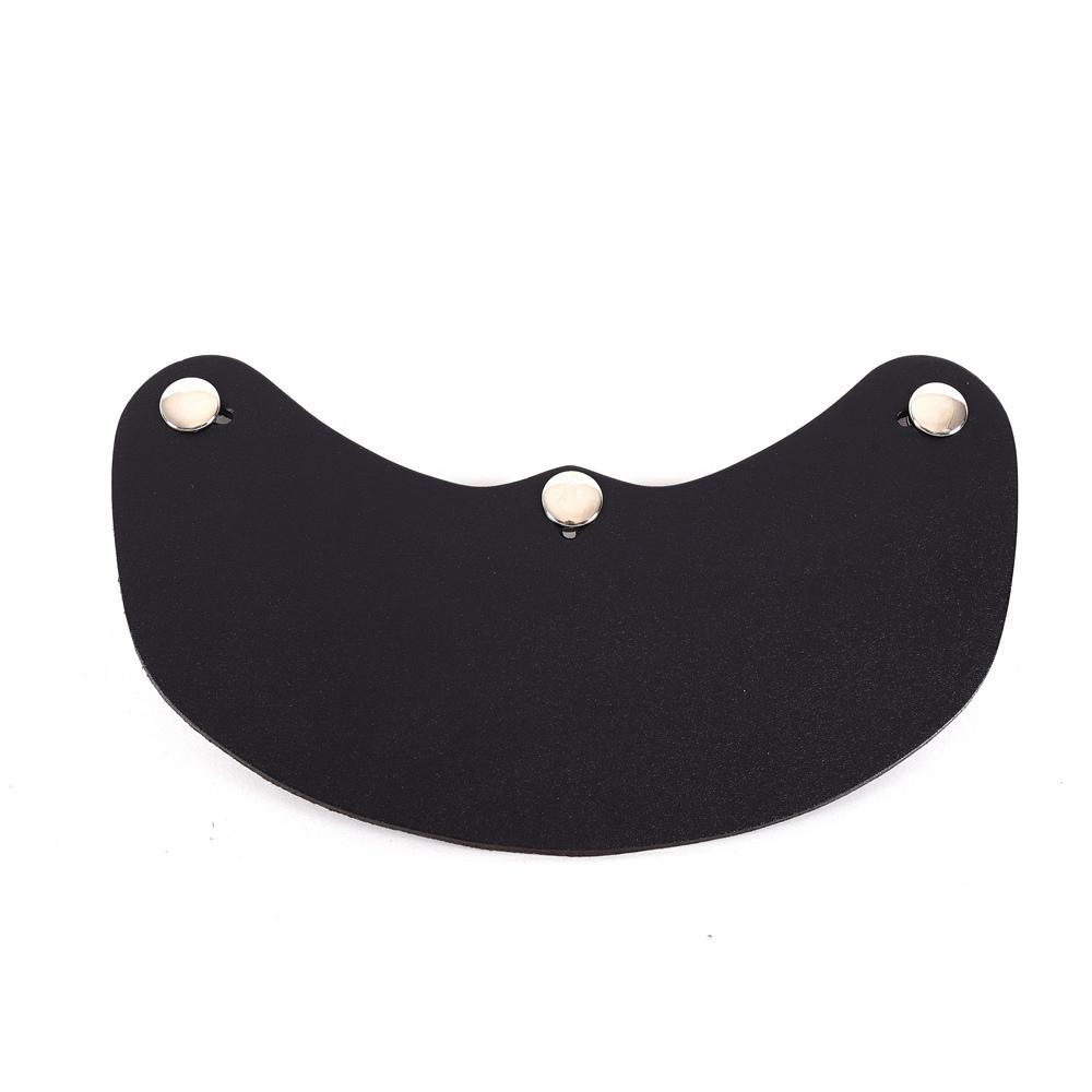 Cafe Racer Accessories Helmet Visor Flip Up Windshield for Open Face Helmet 3 pin buckle Vintage Retro Motorcycle Helmet Brim