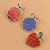 Anime Fruit Brooch Badge, Backpack Clothing Decoration Accessories, Creative Pin Style Pendant, Cute and Versatile Accessories