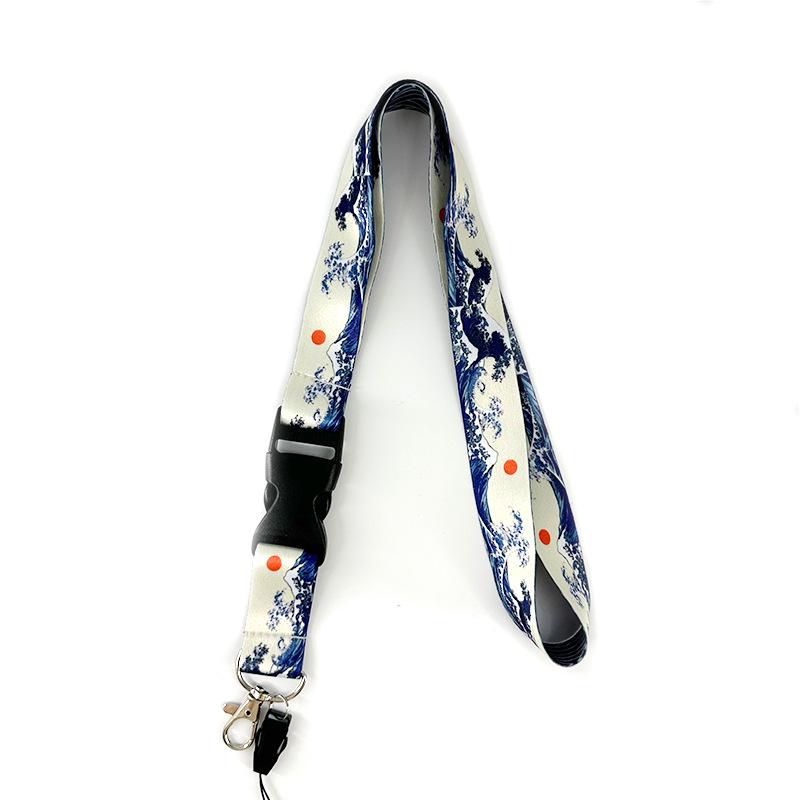 JDM Anime Lanyard: Durable Silk Woven Neck Strap for Phone and ID Badge Holders