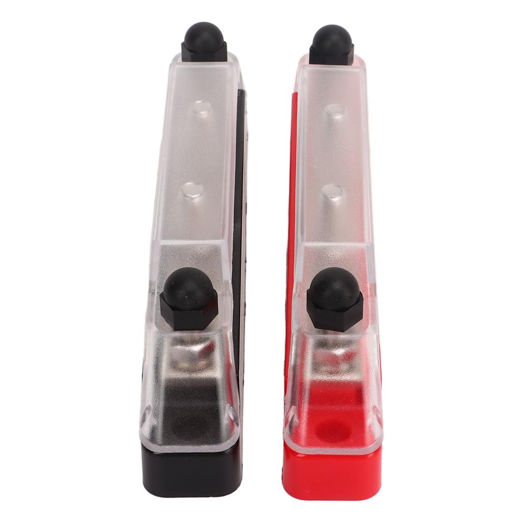 1 Par 48V 150A 10 Terminais Barra de Distribuição com 20 Terminais Bloco Terminal de Distribuição de Energia para Carro RV Pino M6x4 Parafuso M4x6