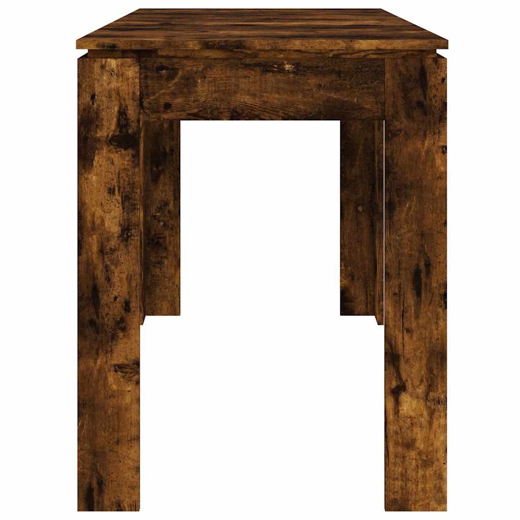 Vidaxl Dining Table, Smoked Oak, 120X60X76 Cm