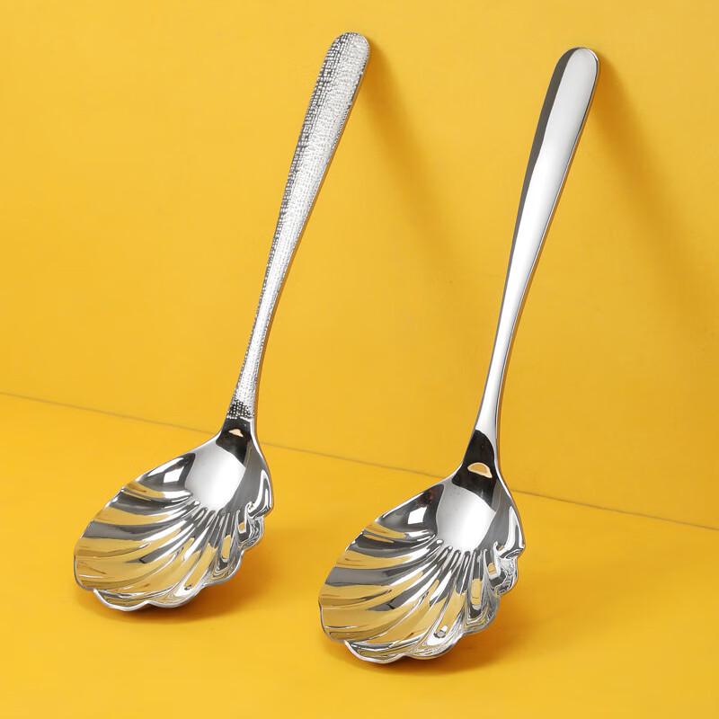 304 Stainless Steel Shell Serving Spoon Set