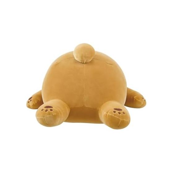 Ribuhaato Body Pillow Premium Nemunemu Animals Bear Maron L Size (Total Length Approx. 70cm) Fluffy Chewy Stuffed Animal Pillow Gift 48907-30