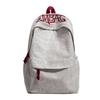Schoolbag new letter embroidery student schoolbag fashionable retro large capacity backpack storage short trip commuter backpack