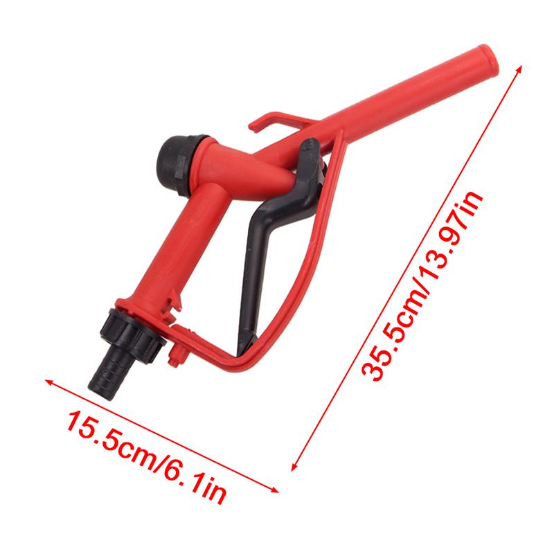 

Heavy-Duty Manual Fuel Nozzle – 45L/min Max Flow & Petrol Spout with Hook червоний