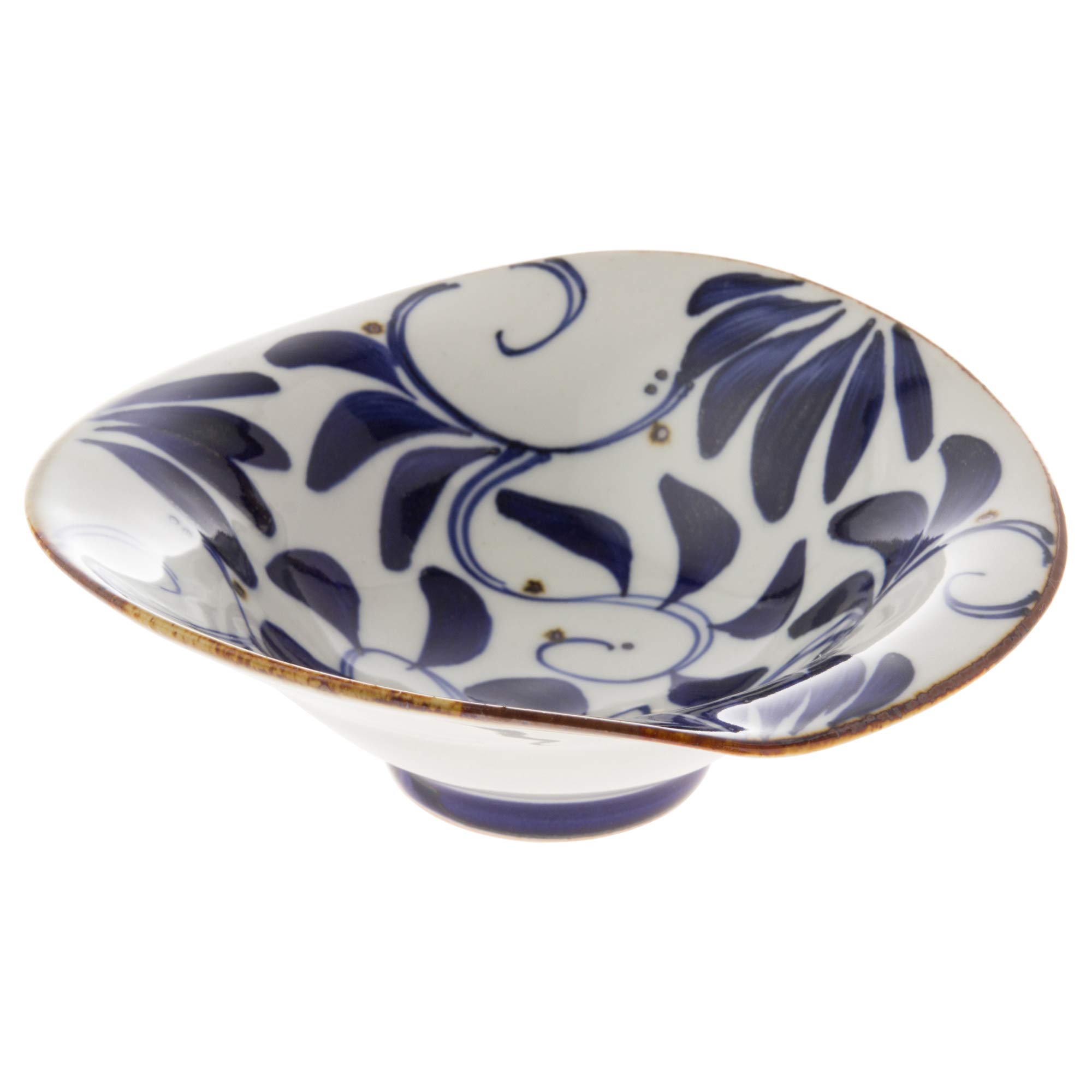

Hasami ware karakusa small bowl of tormented fish 14504 синий