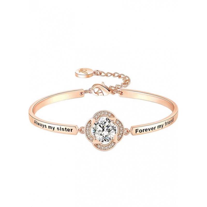 Heart-Infinite Rhinestone Bracelet - European & American Style