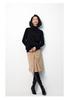 Women's Fine-Spun Seamless 100% Wool High Neck Knitwear - Long Sleeve Winter Base Layer Top