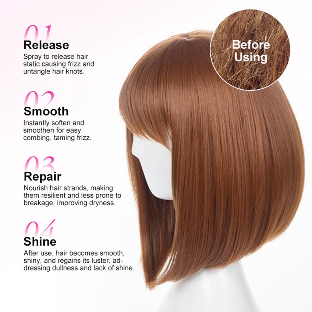 Wig Smoothing Spray Frizzy Not Easy To Knot 80ml