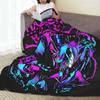 VOX H-Hazbin Hotel Alastor Game Blanket Quality Warm Bedding Throws Winter Picnic Bedroom Comfortable Bedspread