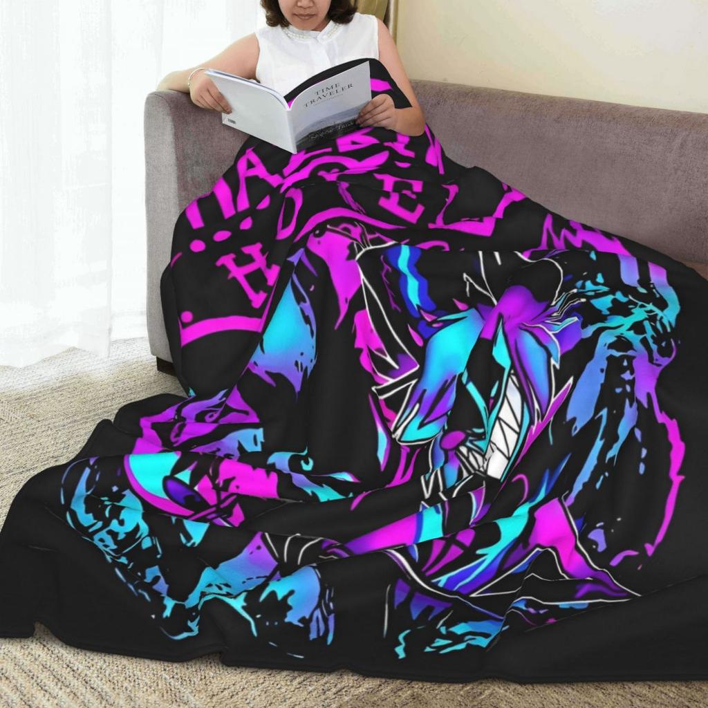 VOX H-Hazbin Hotel Alastor Game Blanket Quality Warm Bedding Throws Winter Picnic Bedroom Comfortable Bedspread